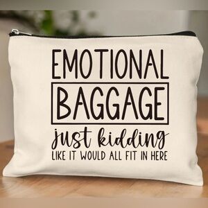 Emotional Baggage - Cosmetic Bag + BONUS Mystery Piece of Jewelry